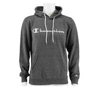 Champion Kapuzenpullover (Hoodie) Big Logo Print dunkelgrau meliert Herren, Größe S