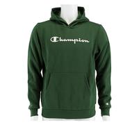 Champion Kapuzenpullover Hoodie Big Logo Print (gefüttert) dunkelgrün Kinder, Größe 176