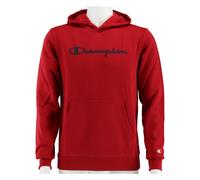 Champion Kapuzenpullover Hoodie Big Logo Print (gefüttert) dunkelrot Kinder, Größe 164