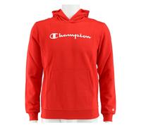 Champion Kapuzenpullover Hoodie Big Logo Print (gefüttert) feuerrot Kinder, Größe 152