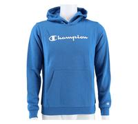Champion Kapuzenpullover (Hoodie) Big Logo Print gefüttert hellblau/weiss Kinder, Größe 164