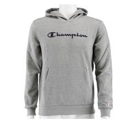 Champion Kapuzenpullover Hoodie Big Logo Print (gefüttert) hellgrau Kinder, Größe 152