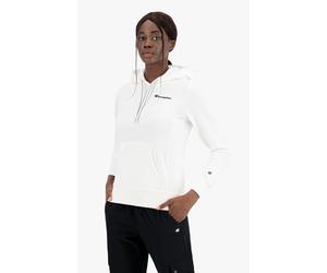 Champion Kapuzenpullover (Hoodie gefüttert) American Classic kleiner Logo Schriftzug weiss Damen, Größe M