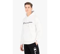 Champion Kapuzenpullover Hoodie Logo Print (gefüttert) weiss Herren, Größe XXL