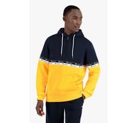 Champion Kapuzenpullover im Farbblockdesign mit doppelter Logopaspel gelb Herren, Größe L
