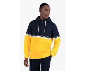 Champion Kapuzenpullover im Farbblockdesign mit doppelter Logopaspel gelb Herren, Größe L
