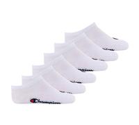 Champion Kinder Socken, 6er Pack - Sneaker, einfarbig Weiß 27-30