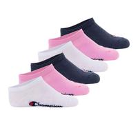 Sneakersocken CHAMPION "Socken 6er Pack", Mädchen, Gr. 31-34, bunt (pink, weiß, blau), Obermaterial: 71% Baumwolle CO. 22% Polyester PES. 5% Polyamid PA. 2% Elasthan EL., Socken Sneakersocken (5549916