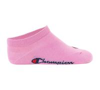 Sneakersocken CHAMPION "Socken 6er Pack", Mädchen, Gr. 31-34, bunt (pink, weiß, blau), Obermaterial: 71% Baumwolle CO. 22% Polyester PES. 5% Polyamid PA. 2% Elasthan EL., Socken Sneakersocken (5549916