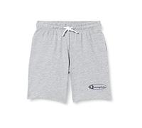 Champion Kinder und Jugendliche Legacy Graphic Shop Small Logo Shorts, Hellgrau meliert, 11-12 Jahre