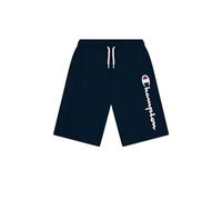 Champion Kinder und Jugendliche Legacy Icons B-Script Logo Ultralight Spring Terry Bermuda Shorts, Marineblau, 11-12 Jahre