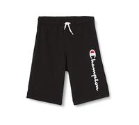 Champion Kinder und Jugendliche Legacy Icons B-Script Logo Ultralight Spring Terry Bermuda Shorts, Schwarz, 13-14 Jahre
