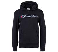 CHAMPION Champion Kinder Unisex Hoodie - Pullover, Baumwolle, Kapuze, Tasche, Logo, einfarbig (306157) XS Schwarz