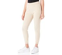 Champion Legacy American Classics Pocket Logo High Waist Rib Cuff Trainingshose, Braun, Taupe, M Damen