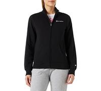 Champion Legacy American Classics Powerblend Terry Small Logo Full-Zip Sweatshirt, Schwarz, M Damen