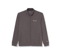 Champion Legacy American Classics-Script Logo Powerblend Fleece High-Neck Full Zip Sweatshirt für Herren, Graphitgrau, S