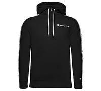 Champion Legacy American Tape Heavy Powerblend Terry Half Zip Sweatshirt mit Kapuze, Schwarz, M für Herren