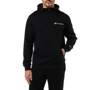 Champion Legacy American Tape-Powerblend Fleece Half Zip Sweatshirt mit Kapuze für Herren, Nero, S