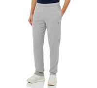 Champion Legacy Basics-Powerblend Herren-Sweathose aus Fleece mit Rippbündchen, Hellgrau-meliert, 27-32