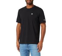 Champion Legacy Basics-S-s Crewneck T-Shirt für Herren, Schwarz, XL