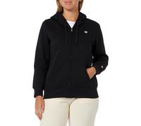 Champion Legacy Basics W - Light Powerblend Fleece Full-Zip Hooded Sweatshirt Damen, Schwarz, M