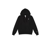 Champion Legacy Basics W-Light Powerblend Fleece Full Zip Sweatshirt mit Kapuze für Damen, Schwarz, XL