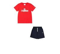 Champion Legacy Boy-Graphic Crewneck Set mit Logo für Jungen, Rot (RS011), 11-12 Jahre