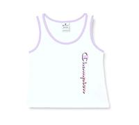 Champion Legacy C-Color-Vertical Logo Boxy Tanktop, Weiß, 13-14 Jahre Mädchen und Mädchen
