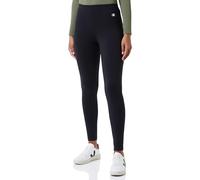 Champion Legacy Damen Basics W - Cotton Lycra High-Waist Leggings, Schwarz, XL