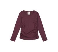 Champion Legacy Emotional Dance G (405021) - Weiche Baumwolle 1x1 Rippe (190 g) LS Langarm-T-Shirt mit Rundhalsausschnitt, Dunkles Aubergine (PPE), 7-8 Jahre (S), Mädchen FW24