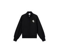Champion Legacy Girls Graphic Full Zip Sweatshirt, M, Schwarz, Schwarz, M