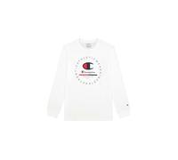 Champion Legacy Graphic Shop Authentic (220250) - Light Cotton Jersey, 150 g, Rundhalsausschnitt, langärmeliges T-Shirt, Weiß, XS für Herren FW24, Weiß, X-Small