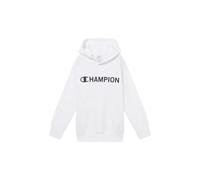Kapuzensweatshirt CHAMPION "SPORTWEAR HOODIE Standard Fit", Jungen, Gr. M (140/146), wht, Obermaterial: 54% Baumwolle, 46% Polyester, Sweatshirts (28437522-M) wht