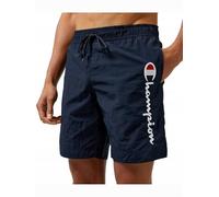 Champion Legacy Icons Beachshorts - Crinkle Taslon Contrast Logo Bermuda Shorts, Marineblau, 3XL Herren SS24, Marineblau, 56