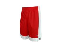 Champion Legacy Icons Pants - Soft-Mesh Two-Tone Bermuda Shorts, Rot/Weiß, XS Herren SS24, rot/weiß, XS