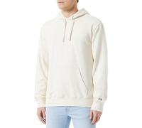 Champion Legacy Icons Tonal Heavy Spring Terry C-Logo Sweatshirt mit Kapuze für Herren, Elfenbein, L