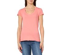Champion Legacy Minimalist Resort W - Regular S/S V-Neck T-Shirt, Pfirsichpink, L Damen SS24, Pfirsichrosa., Large