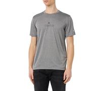 Champion Legacy Modern Basket at The Gym - Micromesh S/S Crewneck T-Shirt, Schwarz Melange, S Herren SS24, Schwarz Melange, Small