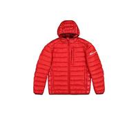 Champion Legacy Outdoor (220340) - WR Light Nylon Cirè 35g Small Script Logo Hooded Jacke, Kirschrot (BDC/NBK), L Herren FW24, Kirschrot (BDC/NBK), L