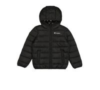Champion Legacy Outdoor B (306868) - WR Light Cirè 40gr Small Script Logo Kapuzenjacke, Schwarz (NBK), 3-4 Jahre (XXS), Unisex - Kinder FW24