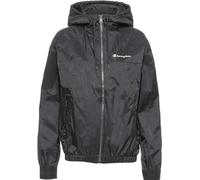 Champion Legacy Outdoor-Coated Nylon Hooded Jacke, Schwarz, S für Damen