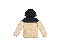Champion Legacy Outdoor G (405041) - WR Woven Nylon Cirè 37 g Hooded Jacke, Mehrfarbig gebräuntes Braun/Schwarz (ASG/NBK), 13-14 Jahre (XL) Mädchen FW24, Braun gebräunt/Schwarz (ASG/NBK), 13-14 Jahre