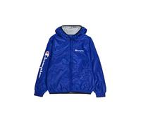 Champion Legacy Outdoor K - Light WR Small Script Logo Hooded Jacke, Blau Elektro, 7-8 Jahre Unisex - Kinder und Jugendliche SS24, Elektrischblau, 7-8 Jahre