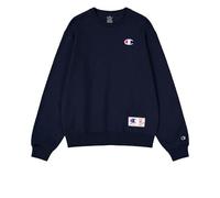 Champion Legacy Retro Sport (220325) - Soft Compact Poly Fleece Back Logo Crewneck Sweatshirt, Marineblau (NNY), L Herren FW24, Marineblau (NNY), L