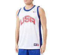 Champion Legacy Retro Sport - USA S/L Tank Tanktop, Weiß, XL Herren SS24, Weiß, XL