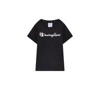 Champion Legacy T-Shirt für Mädchen, Schwarz, XXL