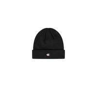 Champion Lifestyle Caps (806065) - Recycled Acrylic Knitted Yarn Embroiedered C-Logo Mütze, Schwarz, Einheitsgröße Unisex - Erwachsene FW24, Schwarz, One Size