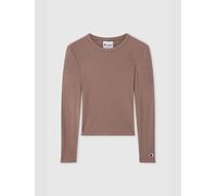 Champion Longsleeve in Hellbraun - Größe M | Damen Tops