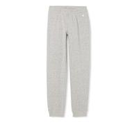 Champion Mädchen American Classics-C-Logo Rib Cuff Trainingshose, Hellgrau meliert, 9-10 Jahre