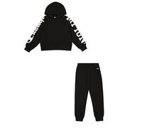 Champion Mädchen Legacy Graphic Shop G (405022) - Ultra-Light Soft Compact Powerblend Fleece Hooded Sweatshirt, Nero,